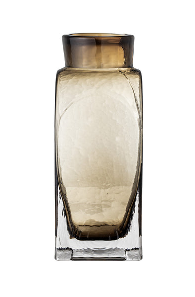 VASE EN VERRE MARRON S BLOOMINGVILLE