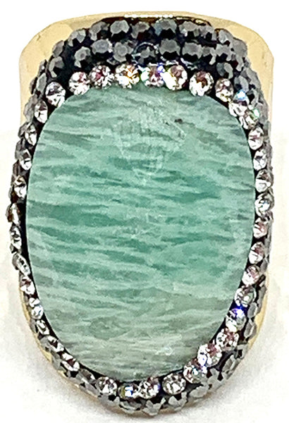 BAGUE AMAZONITE