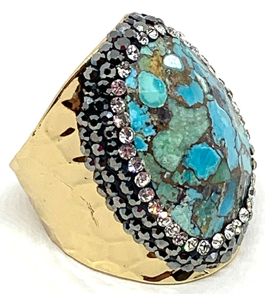 BAGUE TURQUOISE