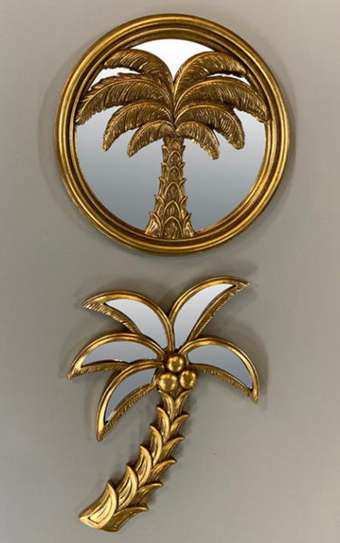 MIROIR ROND PALMIER EMDE