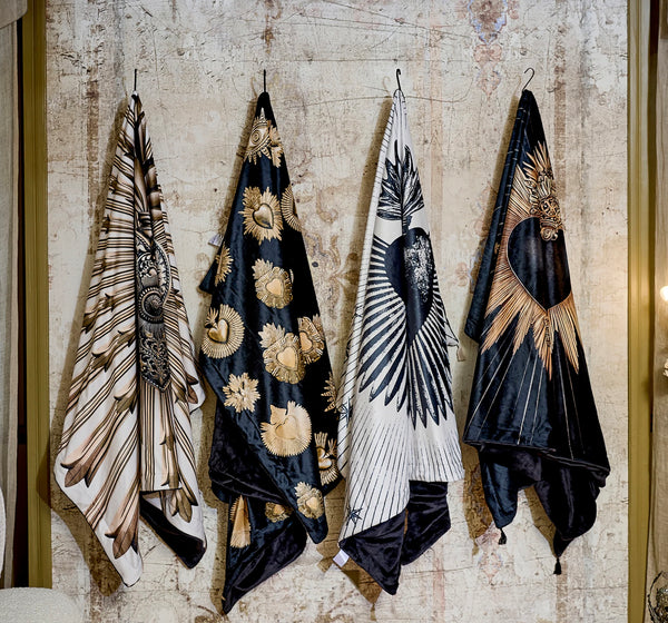 PLAID VELOURS EX VOTO ASSUR PODEVACHE