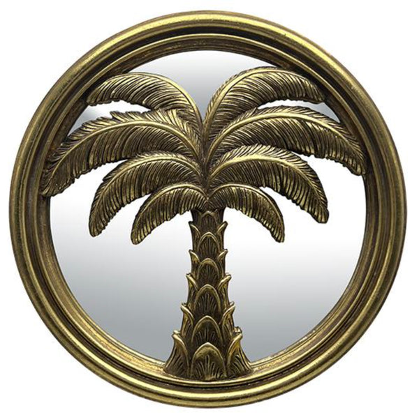 MIROIR ROND PALMIER EMDE