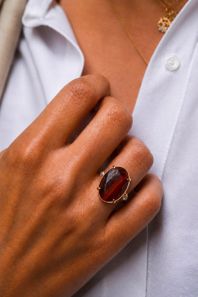 BAGUE MILA OEIL DE TAUREAU