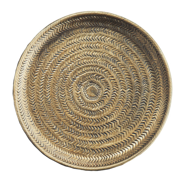 PLATEAU ROND ALUMINIUM MADAM M STOLTZ