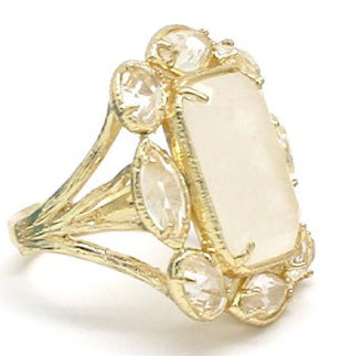 BAGUE AURORE CRISTAL DE ROCHE