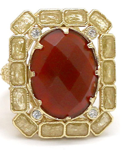 BAGUE ALIZEE CORNALINE