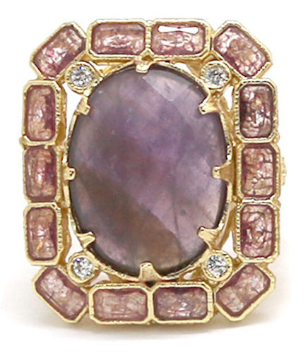 BAGUE ALIZEE AMETHYSTE