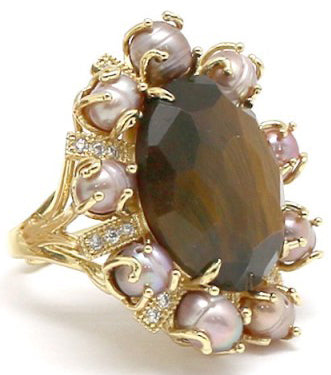 BAGUE NAÏA OEIL DE TIGRE