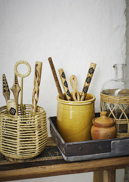 SET DE 2 CUILLERES EN BOIS DE MANGUIER MADAM STOLTZ