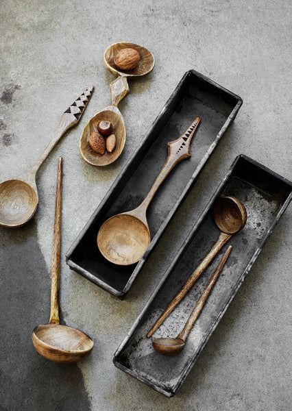 SET DE 2 CUILLERES EN BOIS DE MANGUIER MADAM STOLTZ