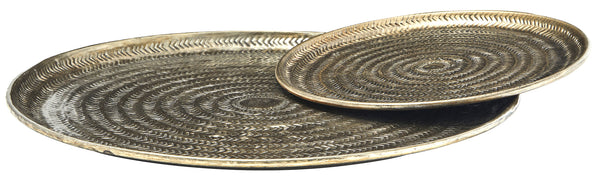 PLATEAU ROND ALUMINIUM MADAM M STOLTZ