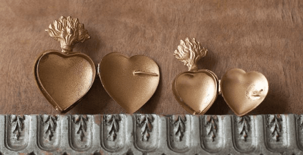 MINI BOITE COEUR EXVOTO M BONCOEURS