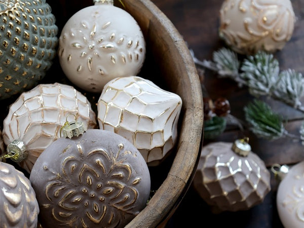 BOULE DE NOËL GOUTTE POUDRE