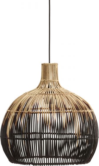 SUSPENSION MARTHA NOIR/ NATUREL PR HOME