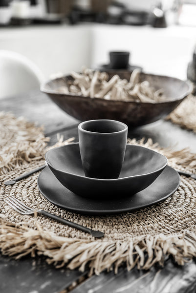 SET DE TABLE ROND JONC DE MER BAZAR BIZAR