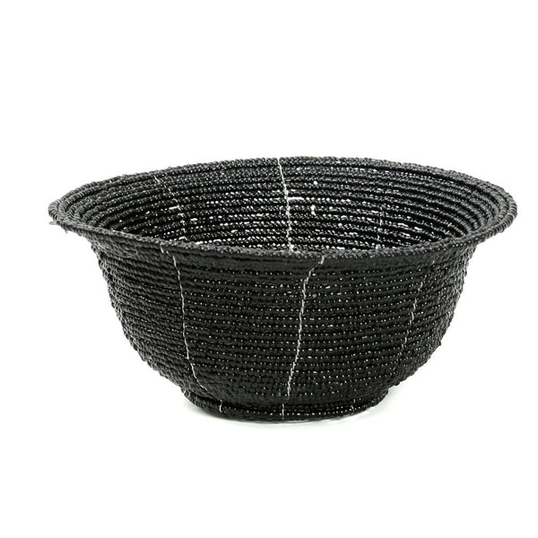 POT EN PERLES NOIRES BAZAR BIZAR