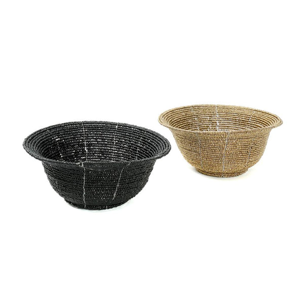 POT EN PERLES NOIRES BAZAR BIZAR