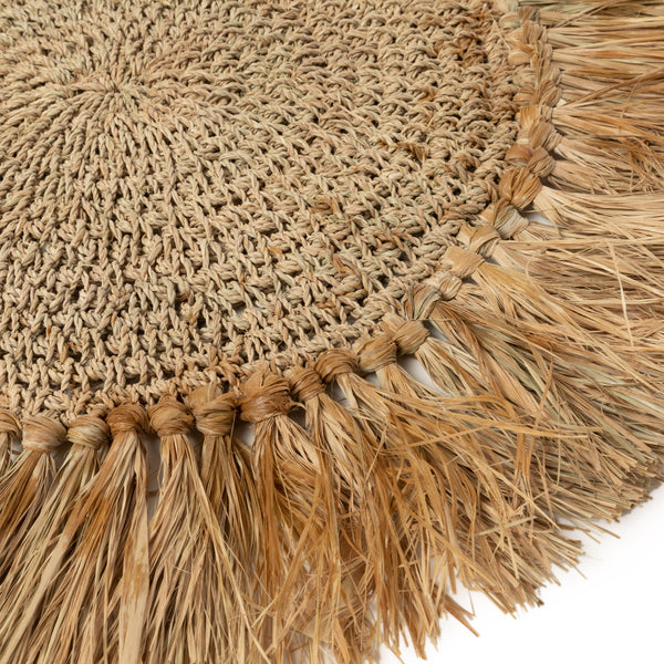 SET DE TABLE ROND EN CROCHET BAZAR BIZAR