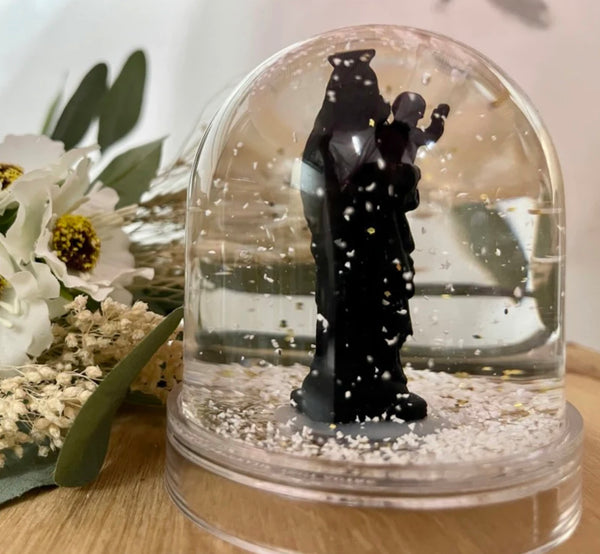 BOULE A NEIGE BONNE MERE NOIR J'AI VU LA VIERGE