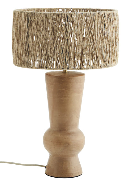 LAMPE TERRACOTTA JUTE MADAM STOLTZ