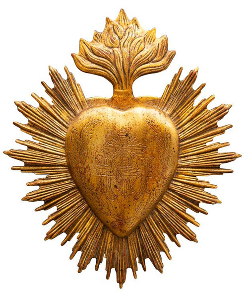 COEUR EX VOTO RESINE CHEHOMA